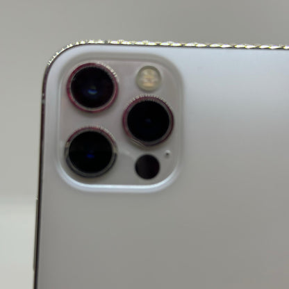 【全額返金保証】【最速発送】Apple iPhone iPhone 12 Pro 128GB シルバー docomo SIMフリー 白ロム 動作確認済 74%