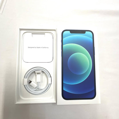 【全額返金保証】【最速発送】Apple iPhone iPhone 12 128GB ブルー au 白ロム 動作確認済 78%