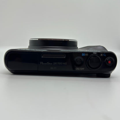 【全額返金保証】【最速発送】Canon コンパクトデジタルカメラ PowerShot SX720 HS ブラック 美品 動作確認済