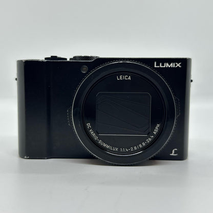 【全額返金保証】【最速発送】Panasonic コンパクトデジタルカメラ LUMIX DMC-LX9 ブラック 動作確認済