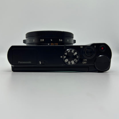 【全額返金保証】【最速発送】Panasonic コンパクトデジタルカメラ LUMIX DMC-LX9 ブラック 動作確認済