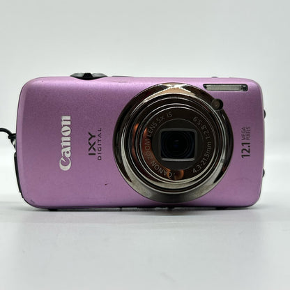 【全額返金保証】【最速発送】Canon コンパクトデジタルカメラ IXY DIGITAL 930 IS パープル 動作確認済