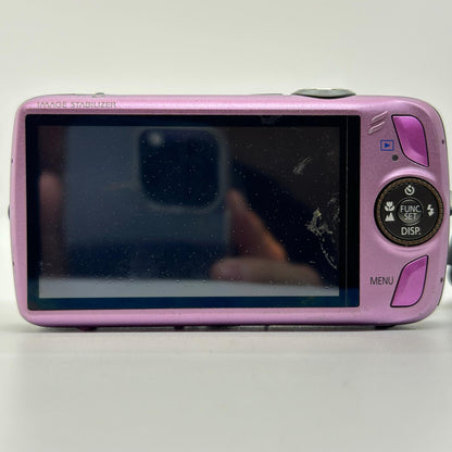 【全額返金保証】【最速発送】Canon コンパクトデジタルカメラ IXY DIGITAL 930 IS パープル 動作確認済