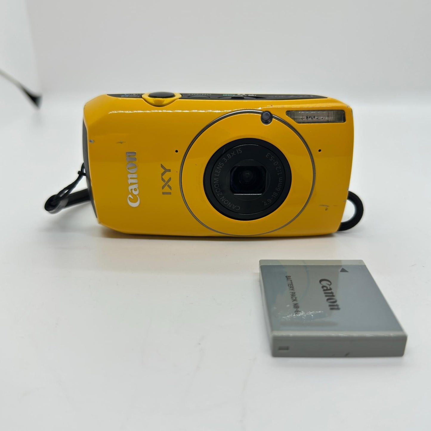 【全額返金保証】【最速発送】Canon コンパクトデジタルカメラ IXY 30S イエロー 動作確認済