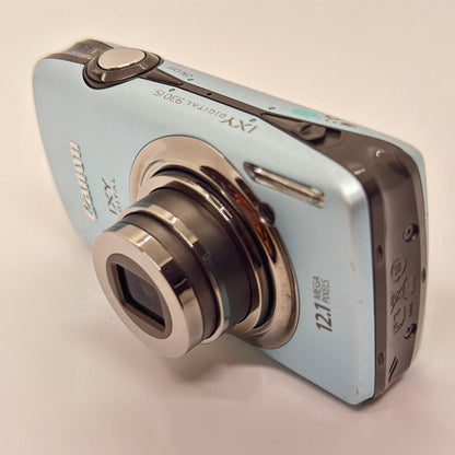 【全額返金保証】【最速発送】Canon コンパクトデジタルカメラ IXY DIGITAL 930 IS ブルー 動作確認済