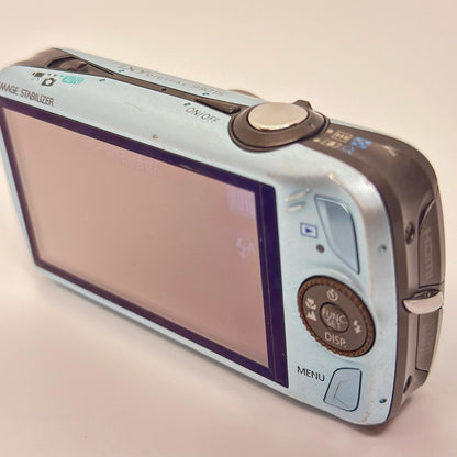 【全額返金保証】【最速発送】Canon コンパクトデジタルカメラ IXY DIGITAL 930 IS ブルー 動作確認済