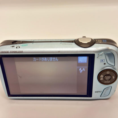 【全額返金保証】【最速発送】Canon コンパクトデジタルカメラ IXY DIGITAL 930 IS ブルー 動作確認済