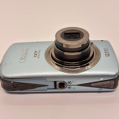 【全額返金保証】【最速発送】Canon コンパクトデジタルカメラ IXY DIGITAL 930 IS ブルー 動作確認済