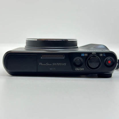 【全額返金保証】【最速発送】Canon コンパクトデジタルカメラ PowerShot SX720 HS ブラック 動作確認済