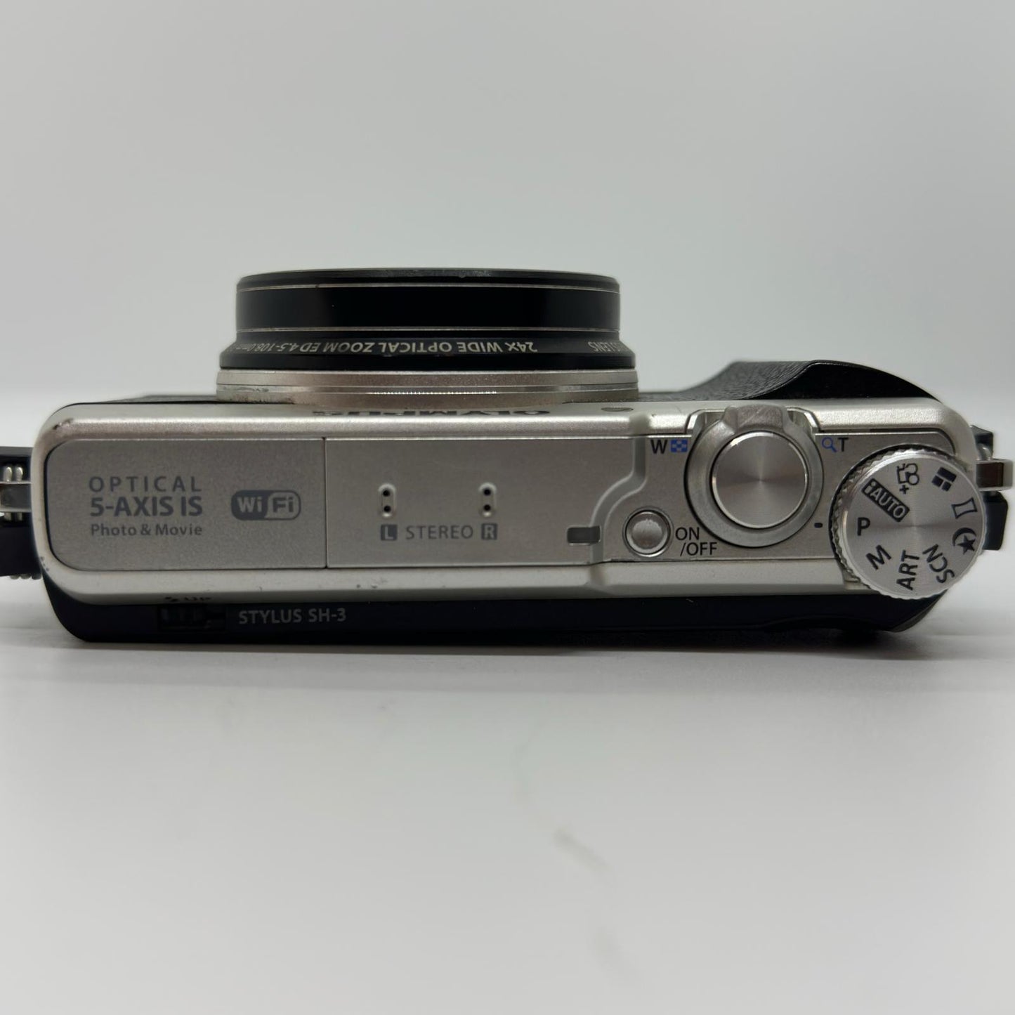 【全額返金保証】【最速発送】OLYMPUS コンパクトデジタルカメラ STYLUS SH-3 シルバー 動作確認済