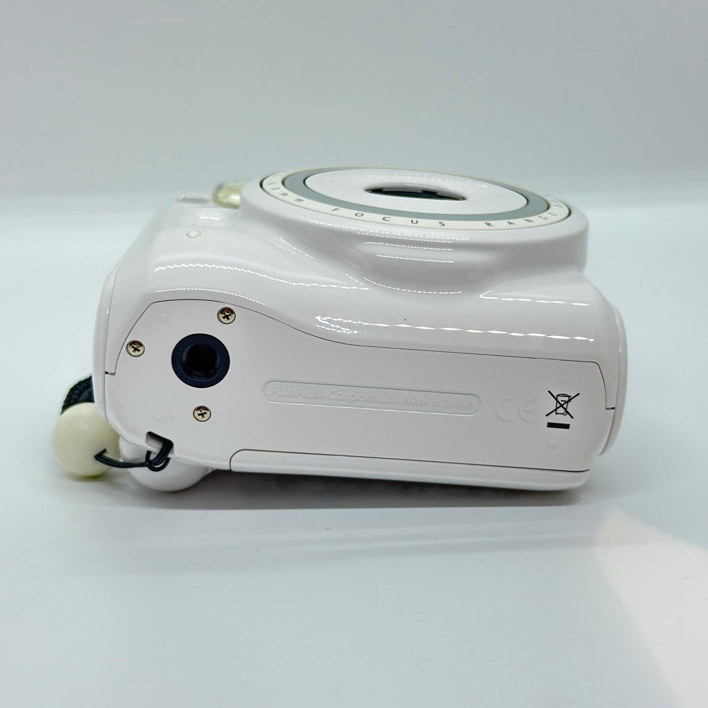 【全額返金保証】【最速発送】FUJIFILM instax mini 50S ホワイト 蒸気船ウィリー 美品 動作確認済