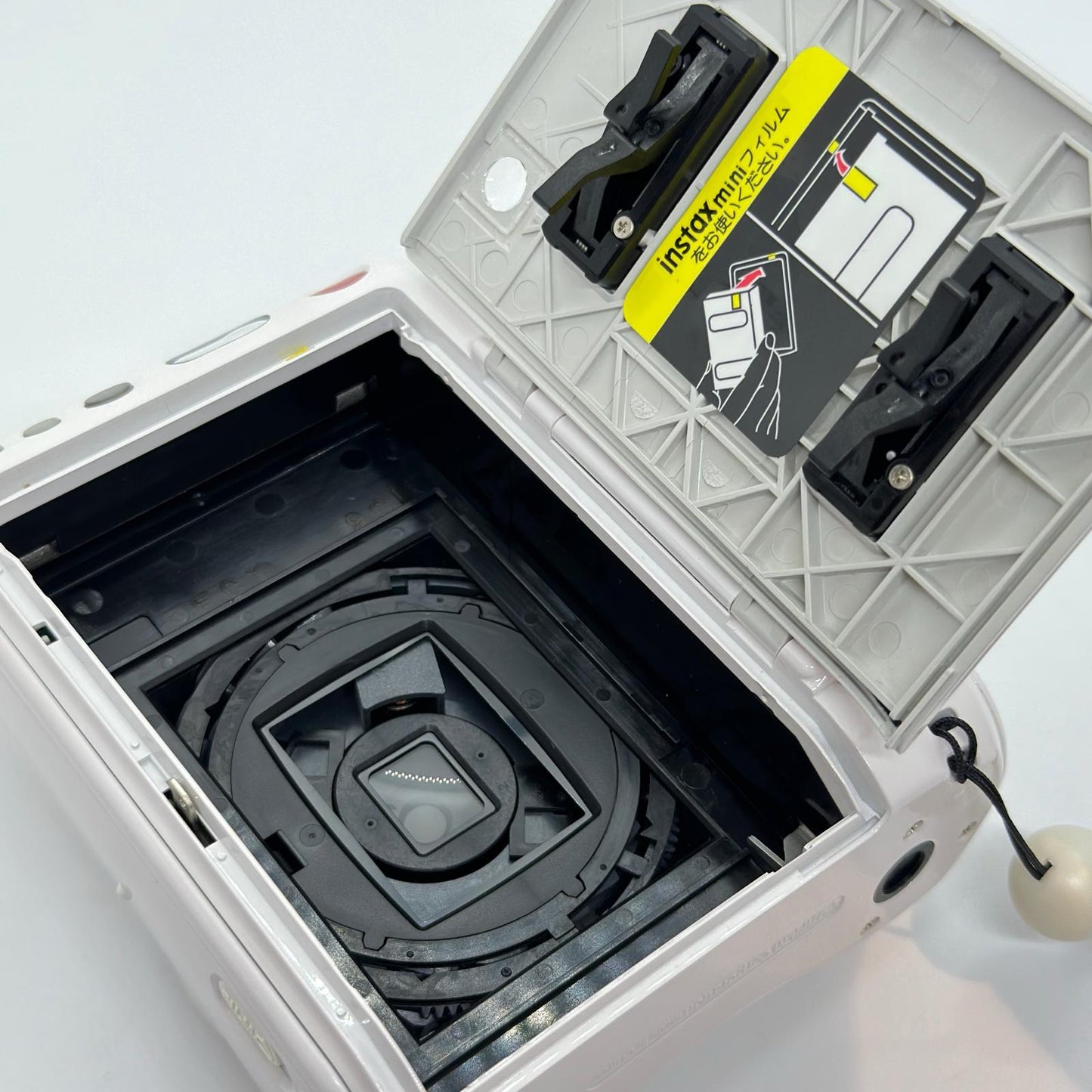 【全額返金保証】【最速発送】FUJIFILM instax mini 50S ホワイト 蒸気船ウィリー 美品 動作確認済