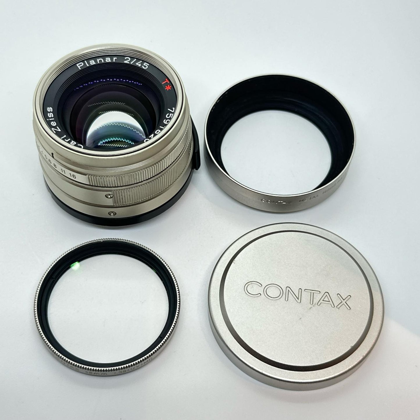 【全額返金保証】【最速発送】CONTAX Planar 45mm F2 T* 動作確認済