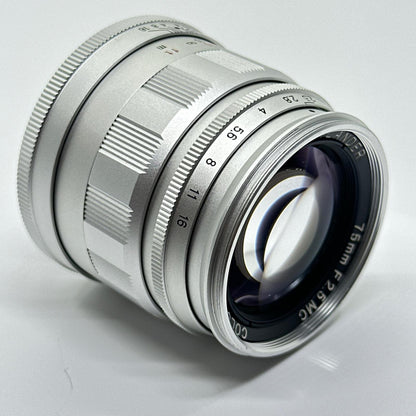 【最速発送】 Voigtlander Color Heliar 75mm F2.5 MC VM Leica Mマウント【難有】