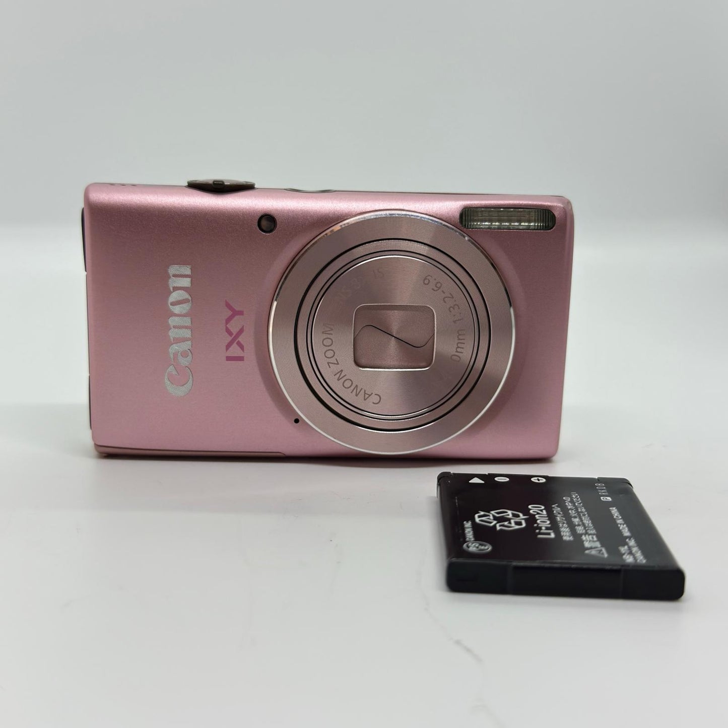 【全額返金保証】【最速発送】Canon コンパクトデジタルカメラ IXY 100F ピンク 美品 動作確認済