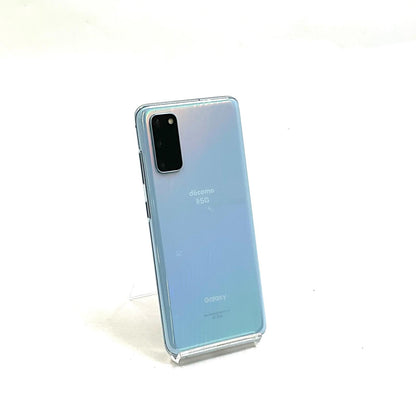 【全額返金保証】【最速発送】SAMSUNG Galaxy S20 5G クラウド ブルー docomo SIMフリー SC-51A 白ロム 動作確認済