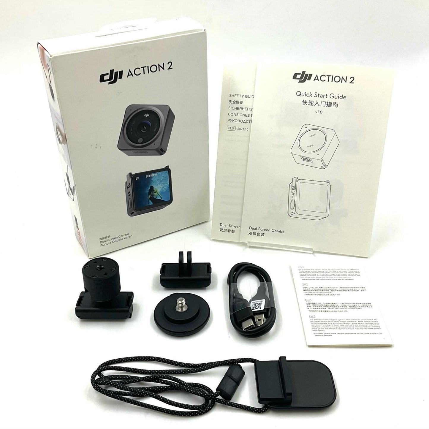 【全額返金保証】【最速発送】DJI Action 2 Dual-Screenコンボ 超美品 動作確認済