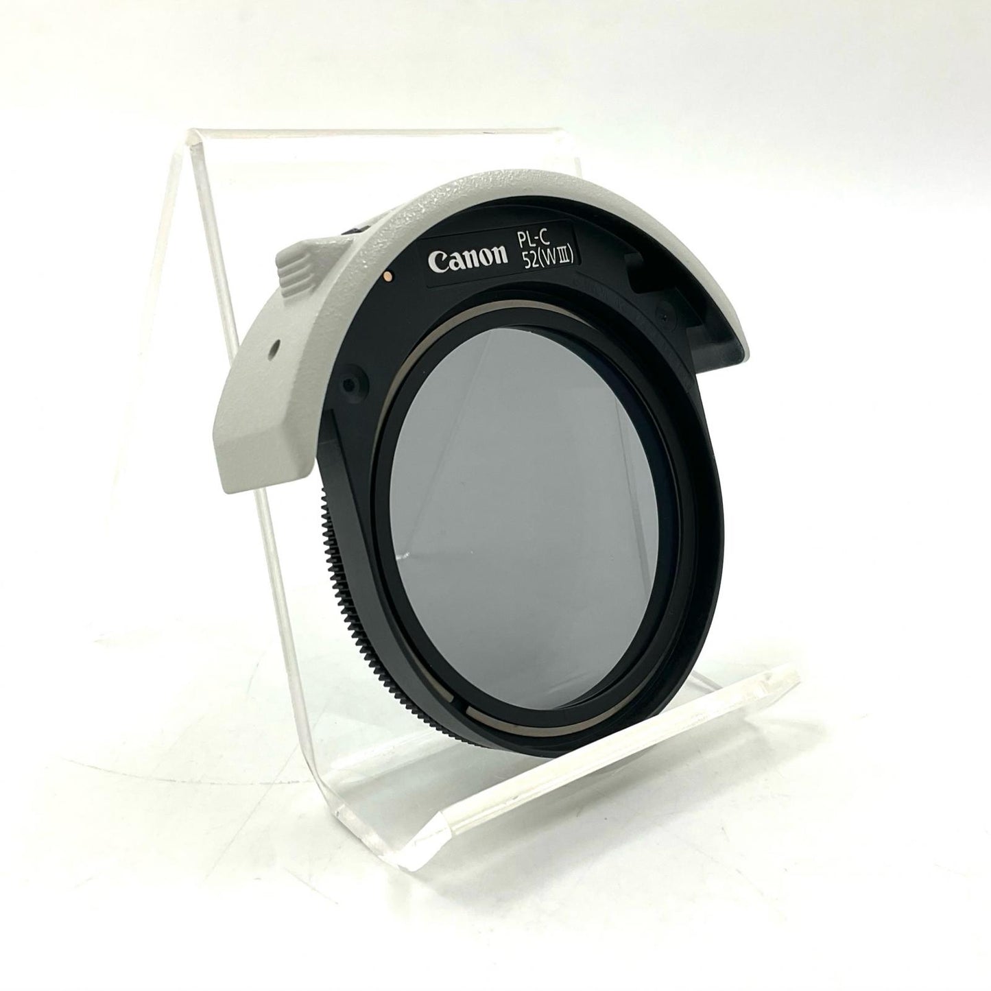 【全額返金保証】【最速発送】Canon 52mmドロップイン円偏光フィルターPL-C52(WIII) 超美品 動作確認済
