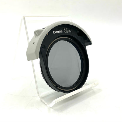 【全額返金保証】【最速発送】Canon 52mmドロップイン円偏光フィルターPL-C52(WIII) 超美品 動作確認済
