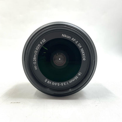 【全額返金保証】【最速発送】Nikon AF-S DX NIKKOR 18-55mm f/3.5-5.6G VR II 美品 動作確認済