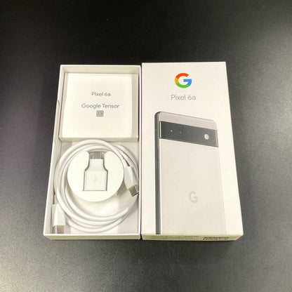 【最速発送】Google Pixel 6a 128GB Chalk Softbank GB17L 白ロム【難有】