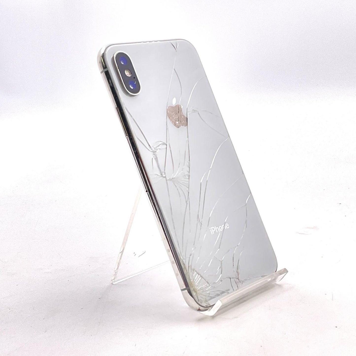 【最速発送】Apple iPhone iPhone X 256GB シルバー Softbank 白ロム【難有】 73%