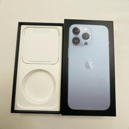 【全額返金保証】【最速発送】Apple iPhone iPhone 13 Pro 256GB シエラブルー au SIMフリー 白ロム 動作確認済 76%