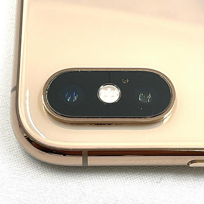 【全額返金保証】【最速発送】Apple iPhone iPhone XS 64GB ゴールド Softbank SIMフリー 白ロム 動作確認済 74%