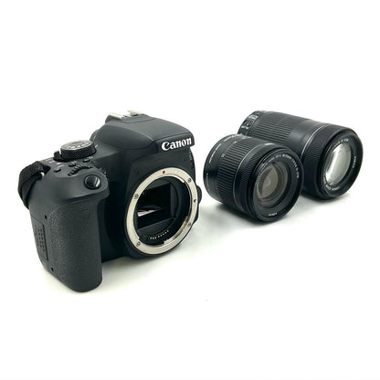 【全額返金保証】【最速発送】Canon デジタル一眼 EOS Kiss X9i ダブルズームキット ブラック 美品 動作確認済