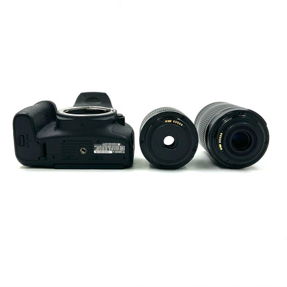 【全額返金保証】【最速発送】Canon デジタル一眼 EOS Kiss X9i ダブルズームキット ブラック 美品 動作確認済