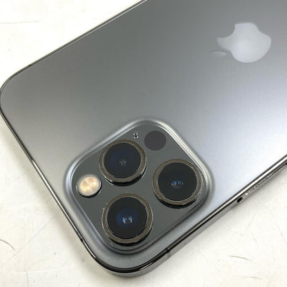 【全額返金保証】【最速発送】Apple iPhone iPhone 12 Pro 128GB グラファイト au SIMフリー 白ロム 動作確認済 77%