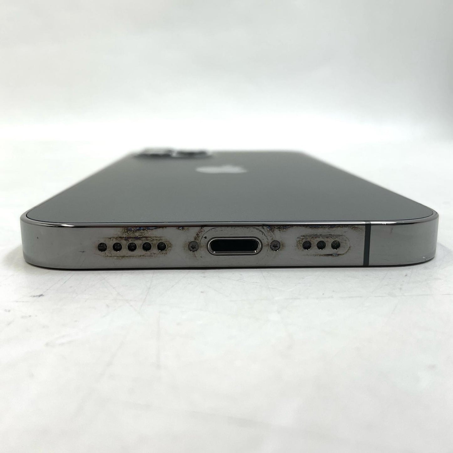 【全額返金保証】【最速発送】Apple iPhone iPhone 12 Pro 128GB グラファイト au SIMフリー 白ロム 動作確認済 77%