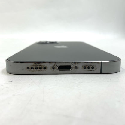【全額返金保証】【最速発送】Apple iPhone iPhone 12 Pro 128GB グラファイト au SIMフリー 白ロム 動作確認済 77%