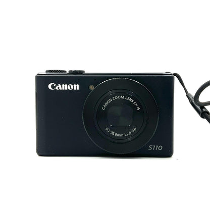 【全額返金保証】【最速発送】Canon コンパクトデジタルカメラ PowerShot S110 [ブラック] 動作確認済