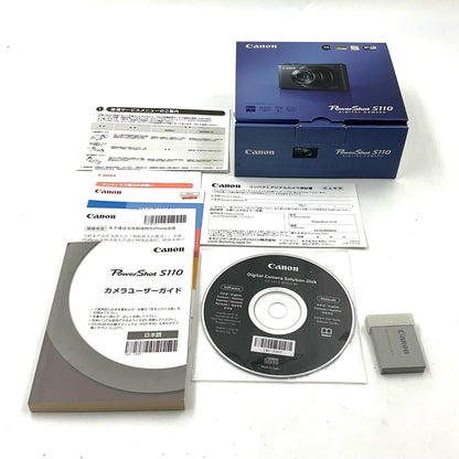 【全額返金保証】【最速発送】Canon コンパクトデジタルカメラ PowerShot S110 [ブラック] 動作確認済