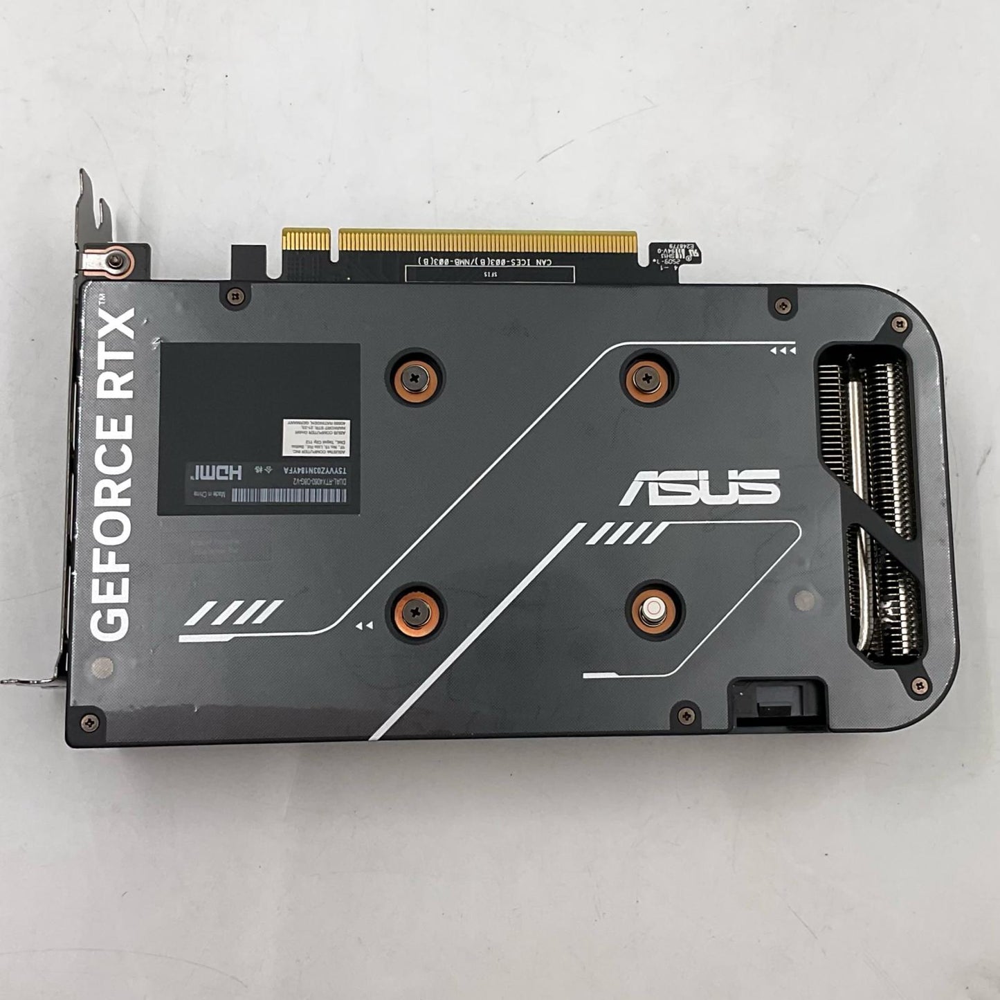 【全額返金保証】【最速発送】ASUS グラフィックボード DUAL-RTX4060-O8G-V2 美品 動作確認済