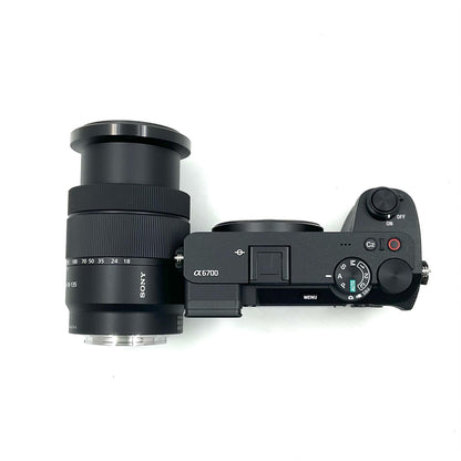 【全額返金保証】【最速発送】Sony デジタル一眼 α6700 ILCE-6700M 高倍率ズームレンズキット [ブラック] ブラック 美品 動作確認済
