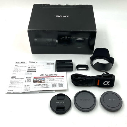 【全額返金保証】【最速発送】Sony デジタル一眼 α6700 ILCE-6700M 高倍率ズームレンズキット [ブラック] ブラック 美品 動作確認済