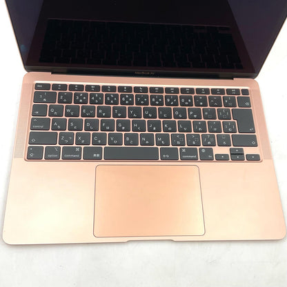 【全額返金保証】【最速発送】Apple MacBook Air 13.3インチ 2020 Apple M1 8GB 256GB ゴールド 99% 美品 動作確認済