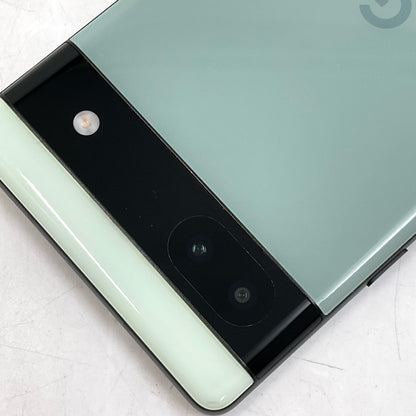 【全額返金保証】【最速発送】Google Pixel 6a 128GB セージ Softbank SIMフリー GB17L 白ロム 動作確認済