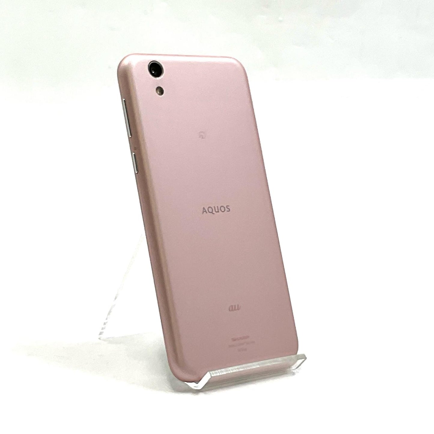 【全額返金保証】【最速発送】SHARP AQUOS sense 32GB ミスティピンク au SHV40 白ロム 美品 動作確認済