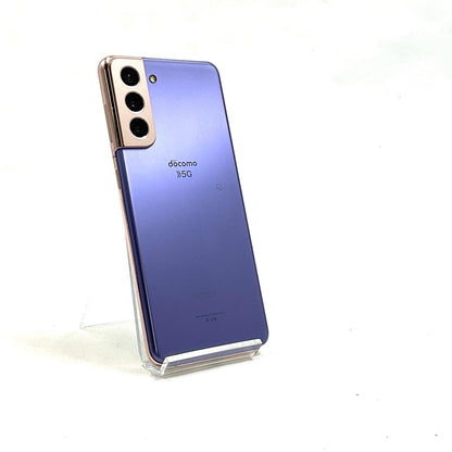 【全額返金保証】【最速発送】SAMSUNG Galaxy S21 5G 256GB ファントムバイオレット docomo SC-51B 白ロム 美品 動作確認済