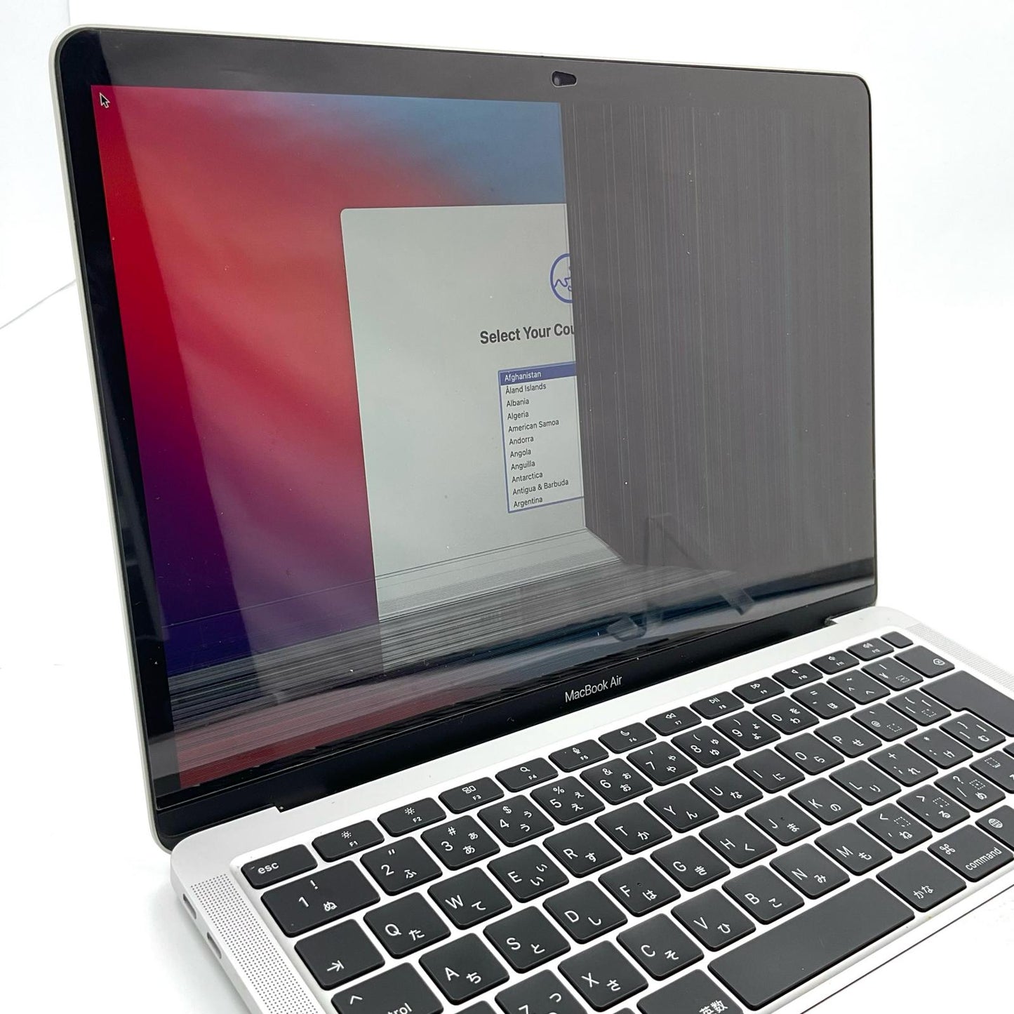 【最速発送】Apple MacBook Air 13インチ 2020 Apple M1 8GB 512GB シルバー 96%【難有】