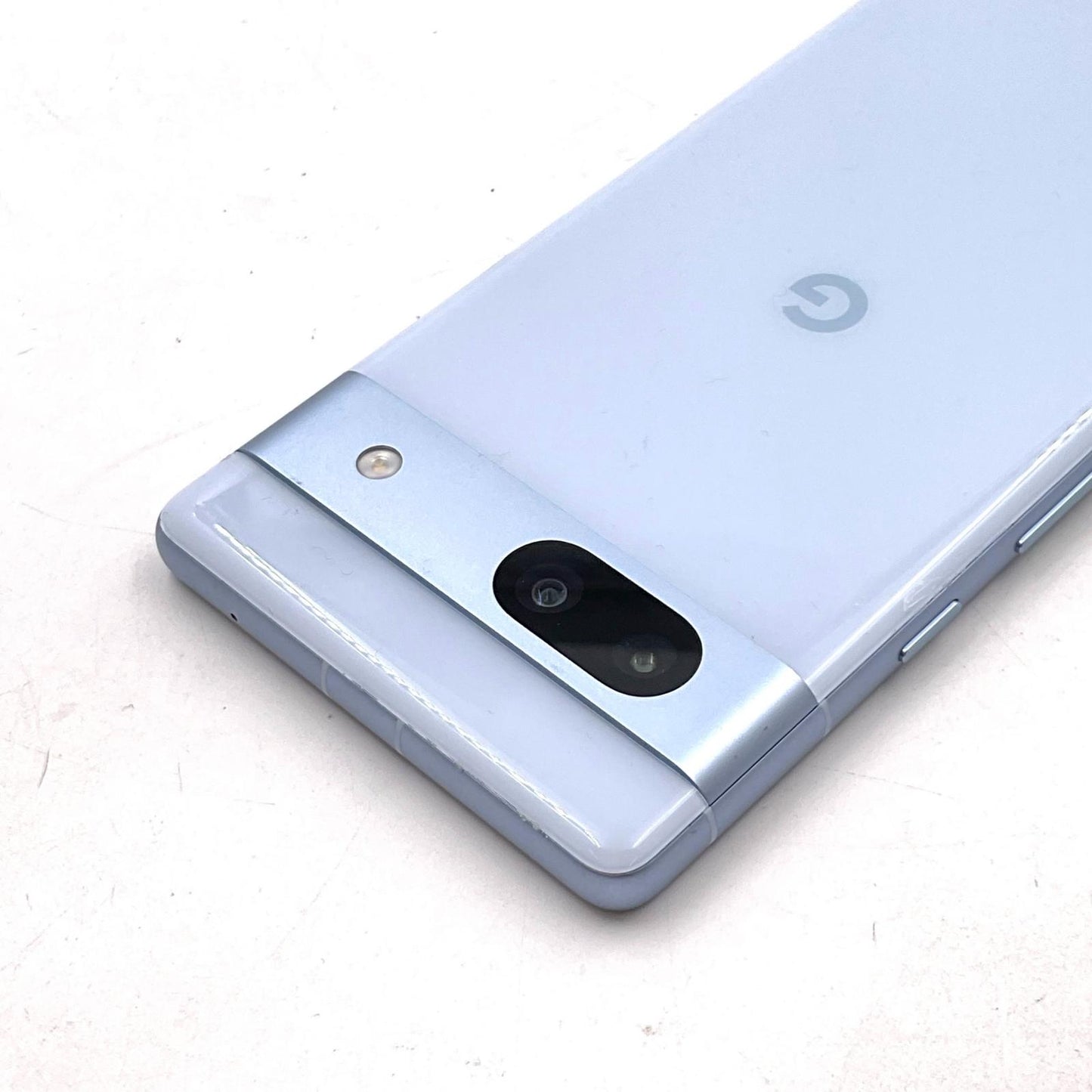 【最速発送】 Google Pixel 7a 128GB ブルー系 docomo SIMフリー 白ロム【難有】