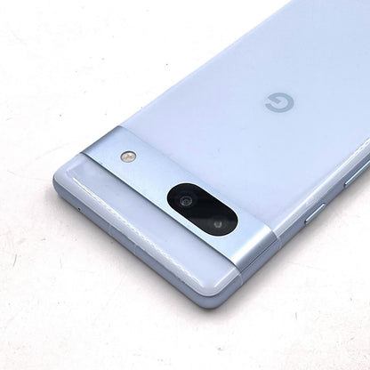 【最速発送】 Google Pixel 7a 128GB ブルー系 docomo SIMフリー 白ロム【難有】