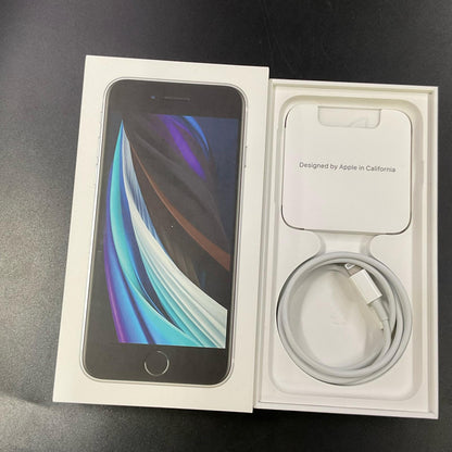 【全額返金保証】【最速発送】Apple iPhone iPhone SE（第2世代） 64GB ホワイト au SIMフリー 白ロム 動作確認済 74%