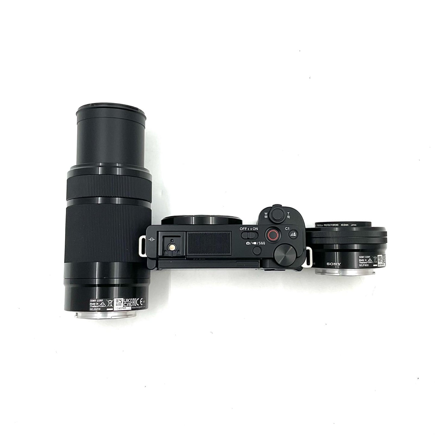 【全額返金保証】【最速発送】Sony デジタル一眼 VLOGCAM ZV-E10Y ダブルズームレンズキット [ブラック] 美品 動作確認済