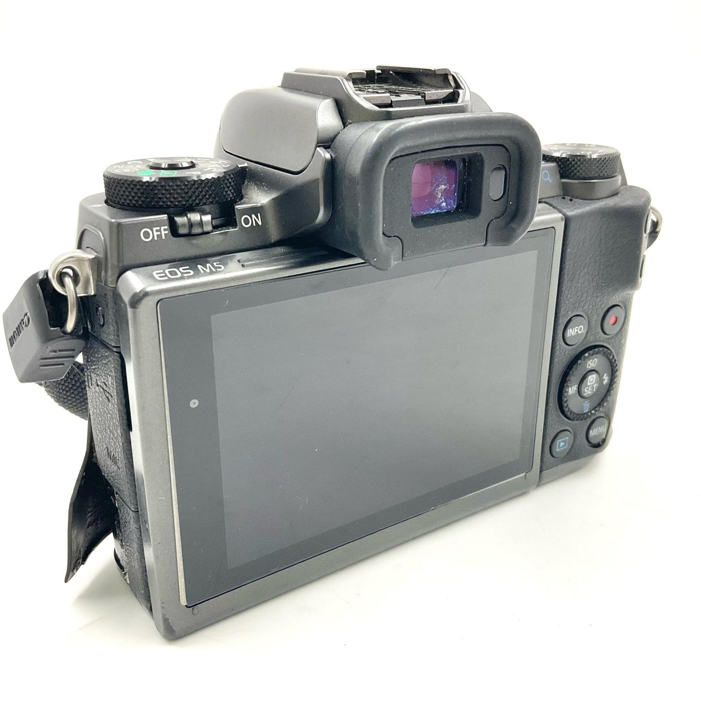【全額返金保証】【最速発送】Canon デジタル一眼 EOS M5 ボディ ブラック 動作確認済