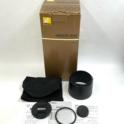 【全額返金保証】【最速発送】Nikon AF-S NIKKOR 200-500mm f/5.6 E ED VR 動作確認済