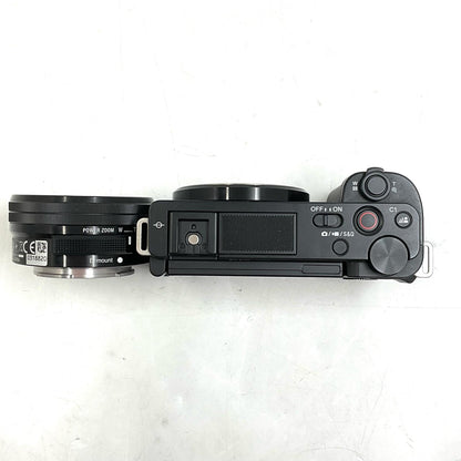 【全額返金保証】【最速発送】Sony デジタル一眼 VLOGCAM ZV-E10 パワーズームレンズキット ZV-E10L ブラック 美品 動作確認済